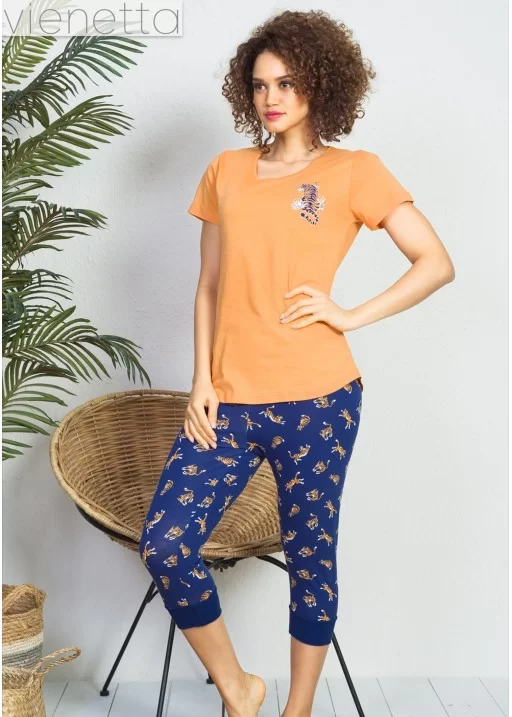 Pijama capri dama Wild and Free