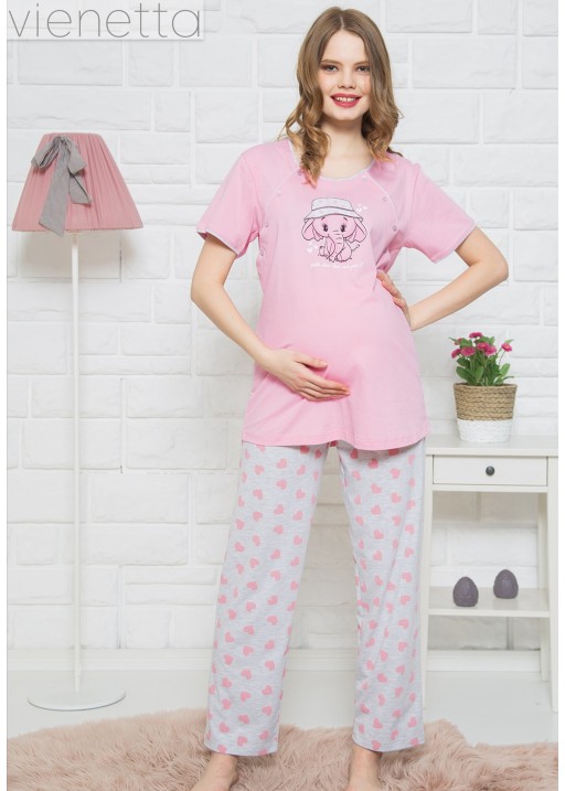 Pijama si gravide Hello Dear - Vienetta