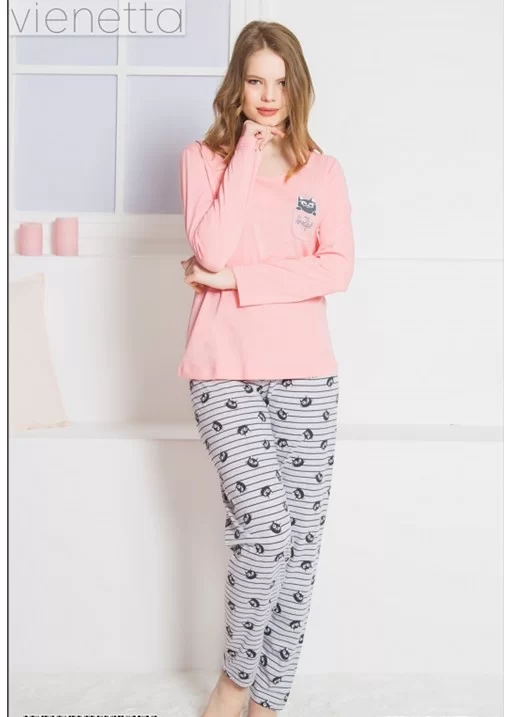 Pijama dama Cat Pocket
