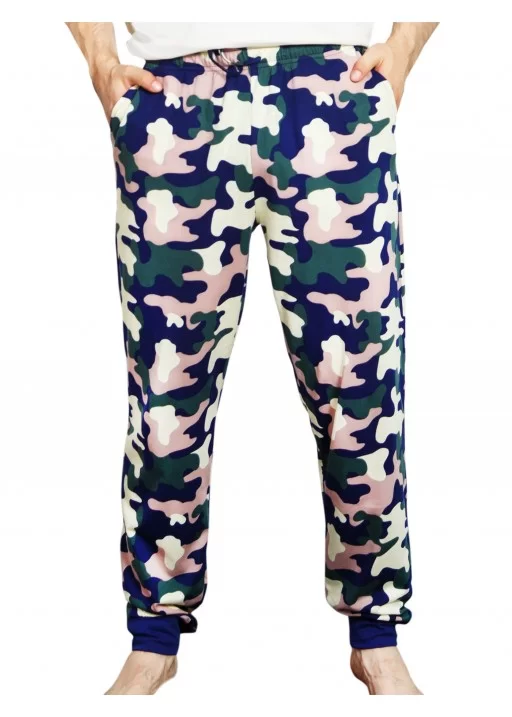 Pantalon pijama barbati Camouflage