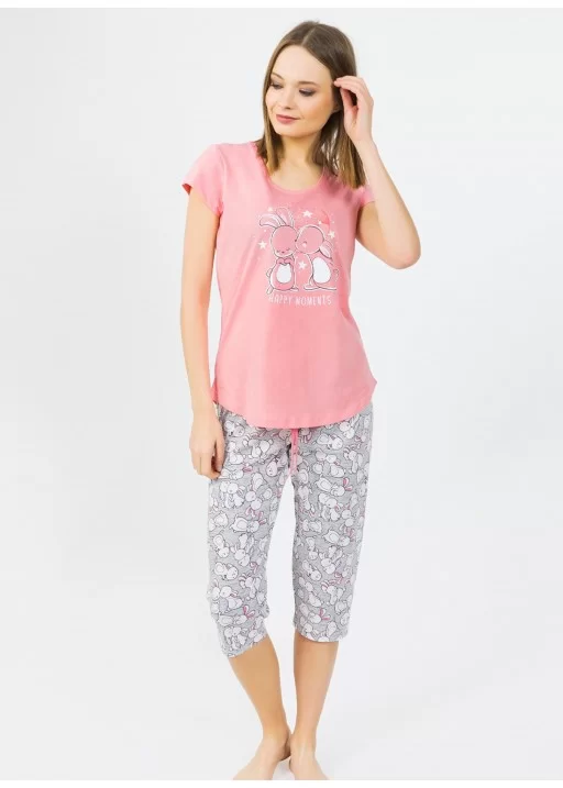 Pijama capri dama Happy Moments