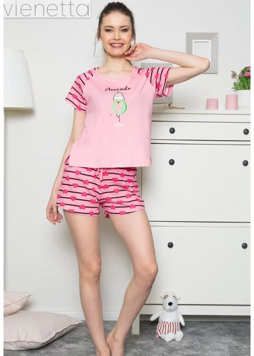 Pijama short dama Avocado & Yoga