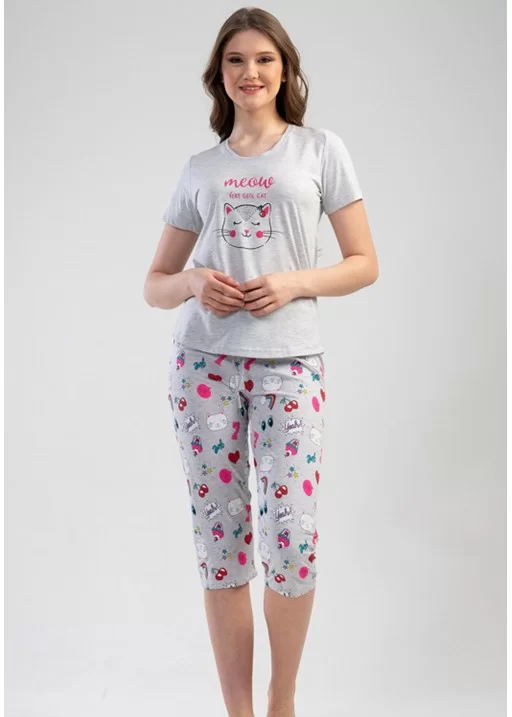 Pijama capri dama Very Cute Meow