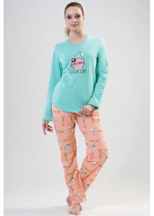 Pijama vatuita dama Love Cat