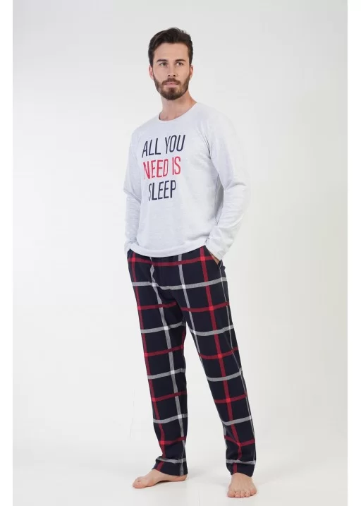 Pijama interlok barbati All you need is Sleep