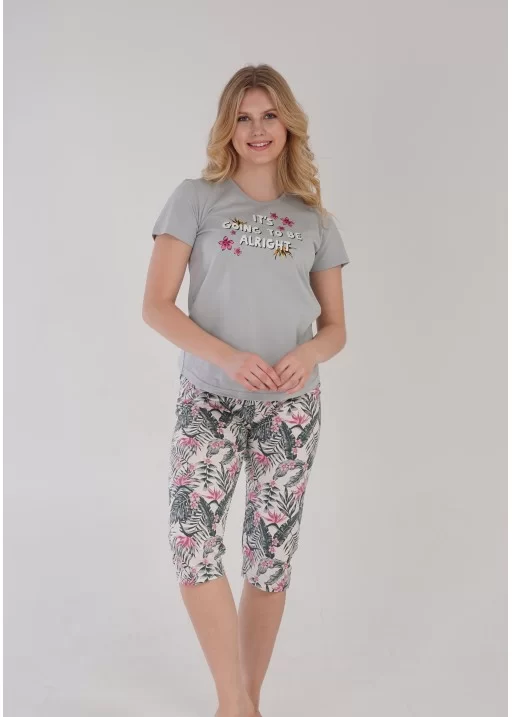 Pijama capri dama Be Positive