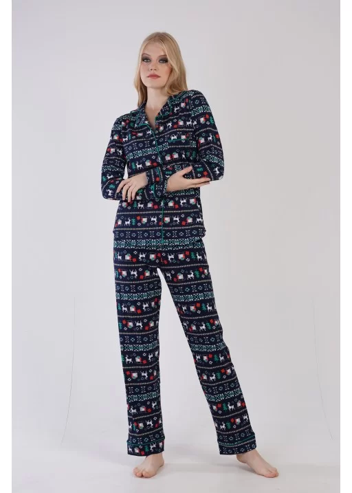 Pijama cu nasturi Winter Tale