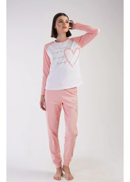 Pijama bumbac I love Me
