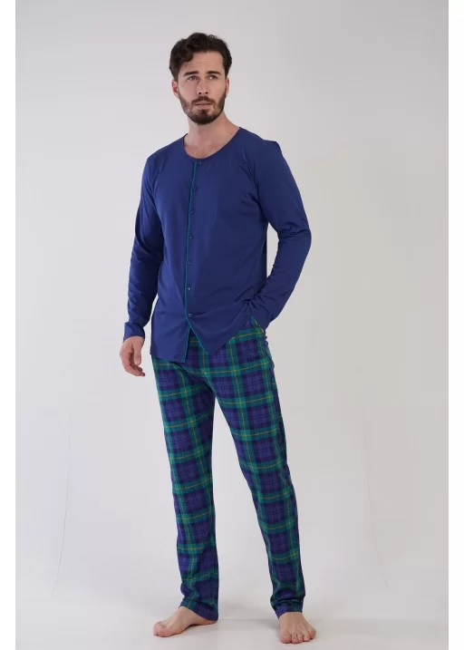 Pijama cu nasturi barbati Vision
