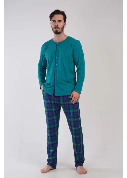 Pijama cu nasturi barbati Vision