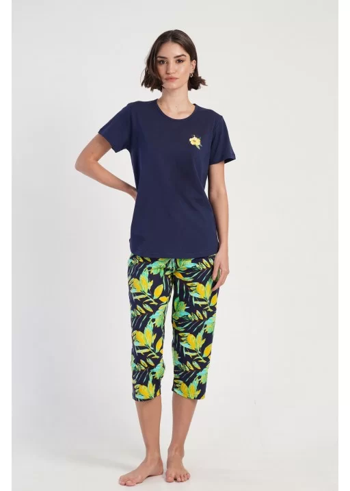 Pijama bumbac capri Exotic