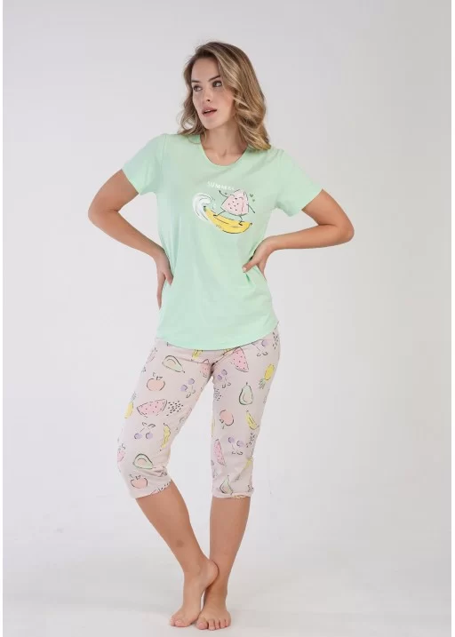 Pijama bumbac capri Summer Vibes