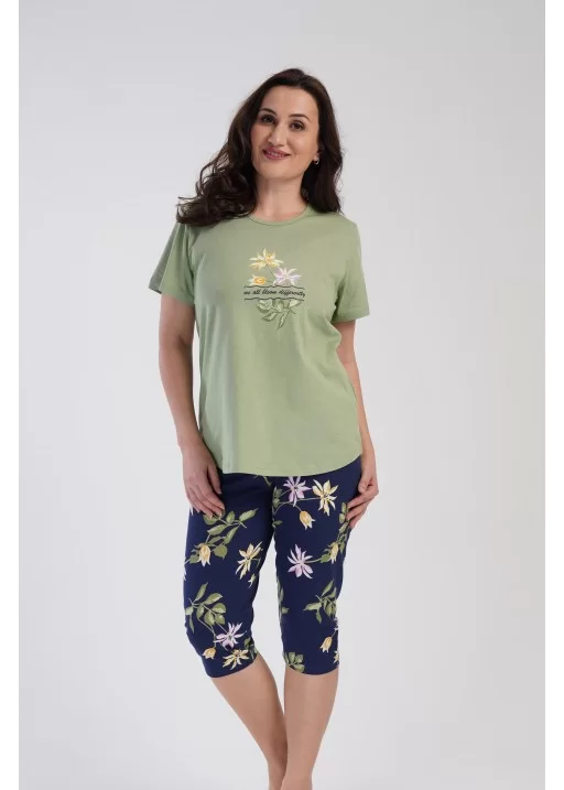 Pijama bumbac capri marimi mari The One