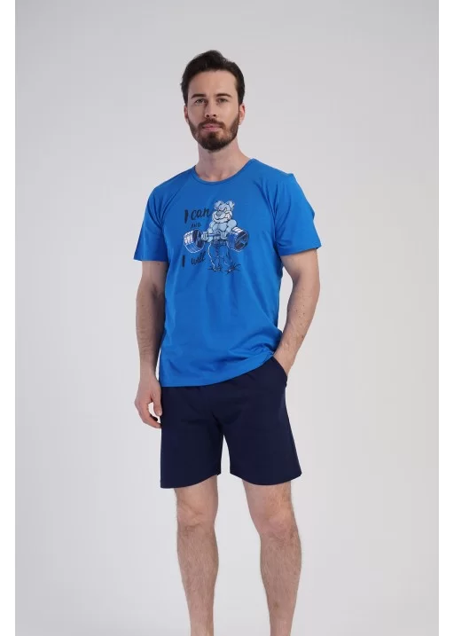 Pijama bumbac short barbati Guru
