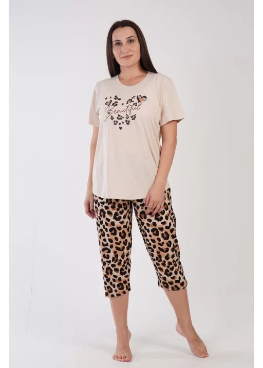 Pijama bumbac caprimarimi mari Wild and Beautiful