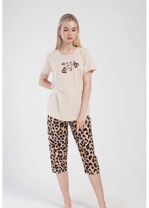 Pijama bumbac capri Be Kind