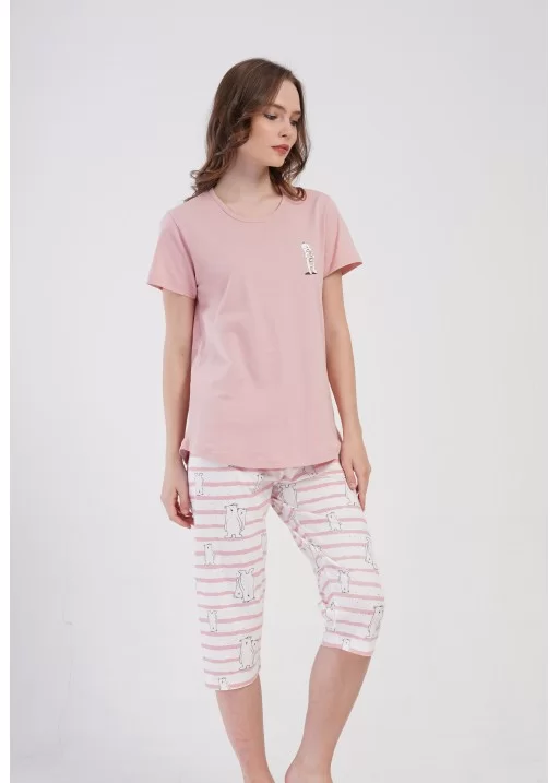 Pijama bumbac capri dama LoveStory