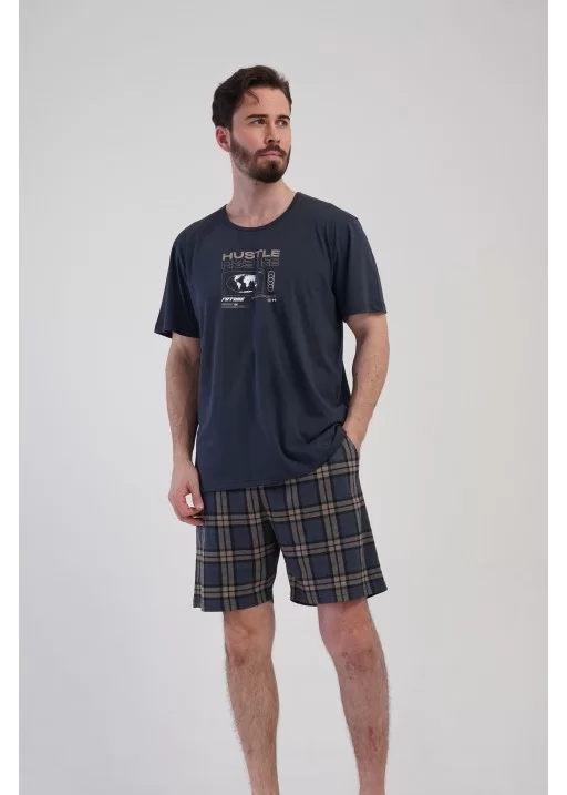 Pijama bumbac short barbati Hustle