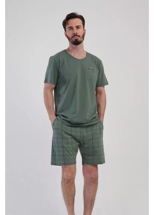 Pijama bumbac short barbati Himalaya