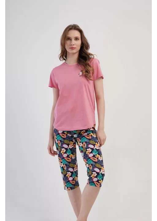 Pijama bumbac capri dama Frutti