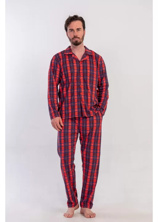 Pijama cu nasturi bumbac Boston